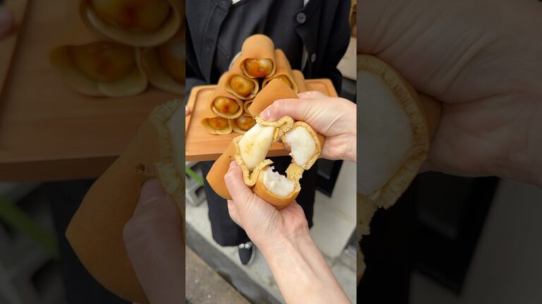 巨大なモチモチみたらし団子あん巻き🍡#大好物は高カロリー #japan #japanesefood