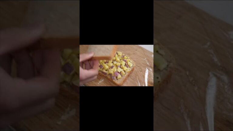 【7mmが絶妙】ハニーマスタードとさつまいもサンド。