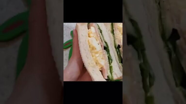 【在宅ワーカーの昼食】食パンに大好きな具材挟んでサンドイッチにして食べた記録('∇')【ひとりごはんvlog】#Shorts