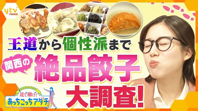 一口食べて思わず絶句…！焼き餃子発祥のお店から、北新地の“究極”餃子のフルコースまで　関西の絶品餃子大調査！【かんさい情報ネット ten.あっちこっちアダチ】