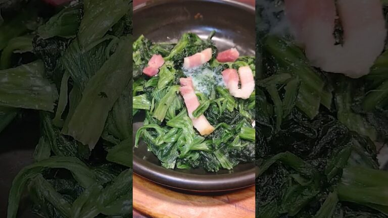 ガストでほうれん草ベーコン頼んでみたよ！ビタミンCたっぷり！#shortsガスト#ガストほうれん草ベーコン