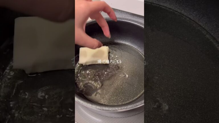 【インスタでバズったカリカリ豆腐春巻き】彼大絶賛☺️#レシピ #料理 #暮らし