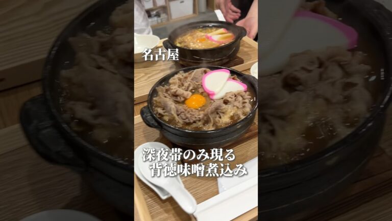 深夜帯だけに現れる背徳感半端ない味噌煮込みうどん