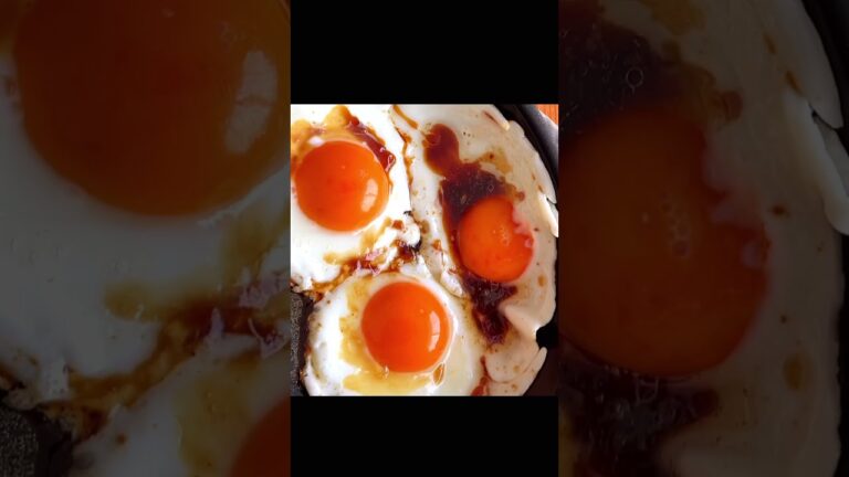 ユッケ風煮たまご風目玉焼き