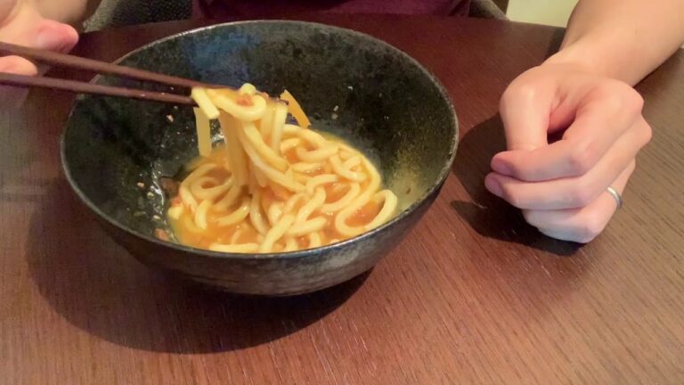 【うどん】牛だし　肉ぶっかけうどん