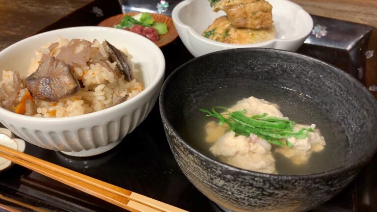 極みだしでお吸い物