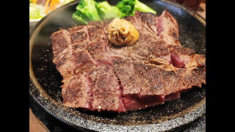 ホットステーキソースうますぎ#飯テロ【いきなりステーキ】