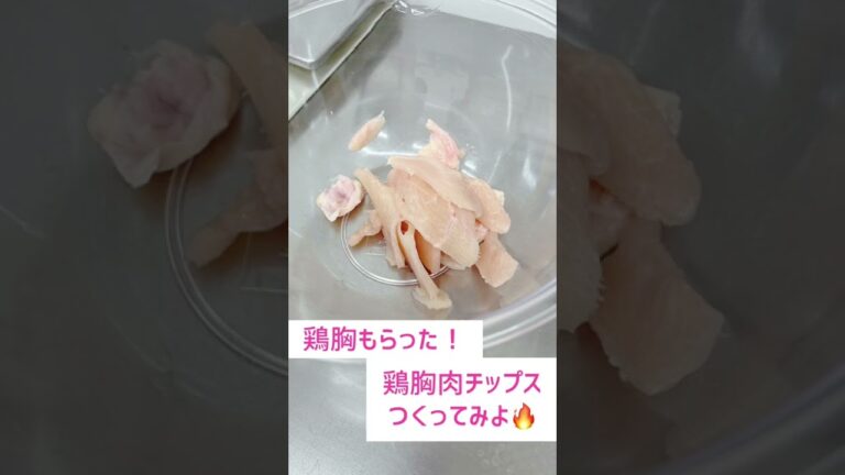 【太らないツマミ】鶏胸肉だけで作る〜鶏胸チップス〜