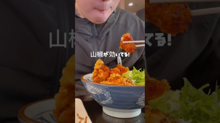 【丸亀製麺】ただでさえウマイ辛タル鶏天に明太子おにぎりをINしたらヤバかった