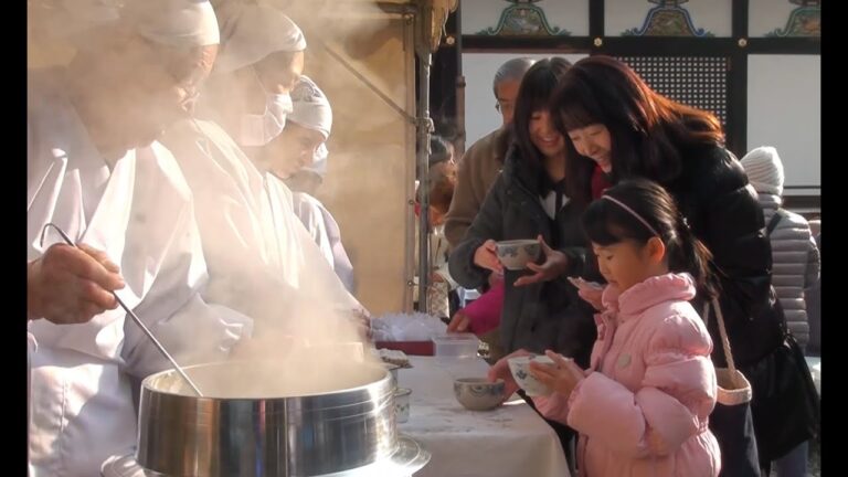 御香宮神社 七草粥の振る舞い【京都】