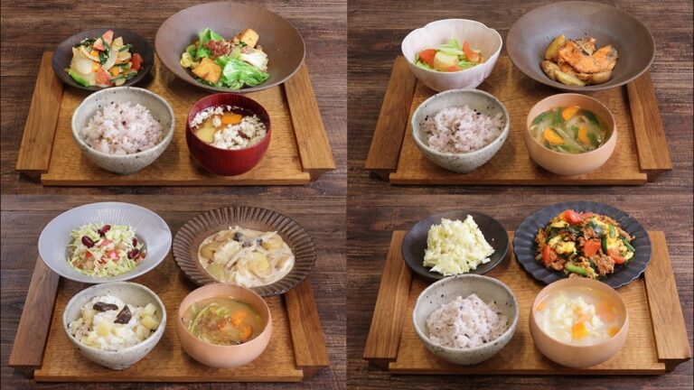 【薬剤師の健康料理】手早く作る3500円でも栄養満点ご飯 一週間献立(2025年5月 夕飯 5日間)｜(603)