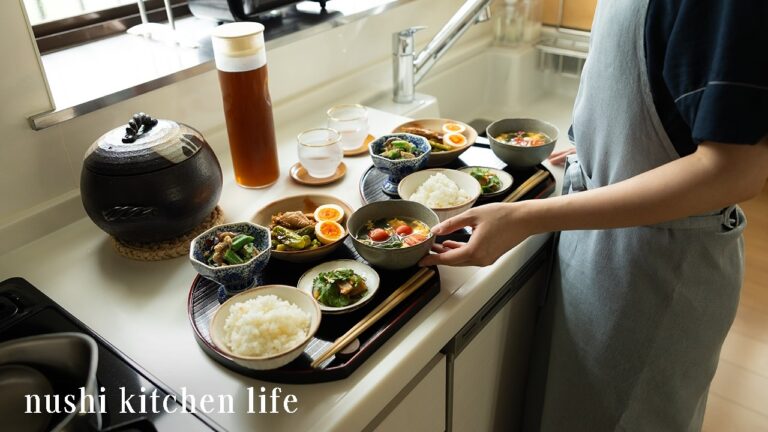# 109 夏野菜とハーブのレシピで梅雨を楽しく, 台所で過ごすおうち時間【暮らしと食のvlog】Herb & Vegetable