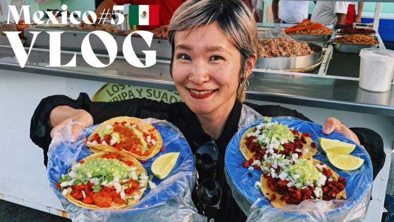 【海外VLOG メキシコ#5】これが本当のタコス｜5種類のおすすめタコス紹介inカンクン【世界一周】