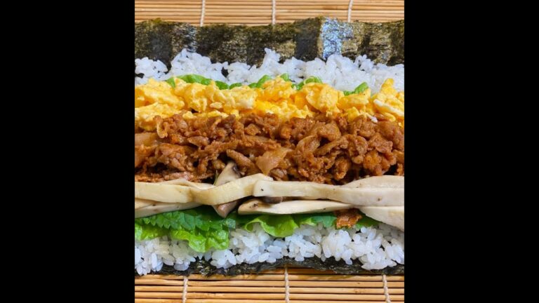 チェユクポックム キンパ 作り方 / キンパレシピ  | 梨泰院クラス に登場 #Shorts