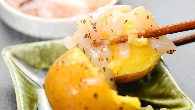 塩辛じゃがバターの作り方