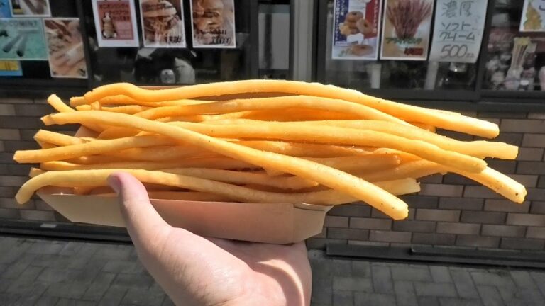 RAS Potato & Double cheeseburger スーパーロングポテトとダブルチーズバーガー 宮ケ瀬湖 20210501