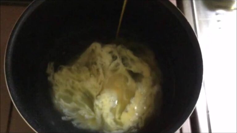 クルクル回すと、失敗無しのかきたま汁。