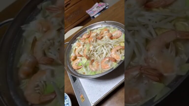 ちゃんぽん鍋 #cooking  #ご飯 #アテレコ