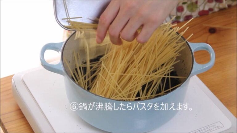 【葉酸レシピ】しらすと納豆とアスパラの海苔煮込みパスタ