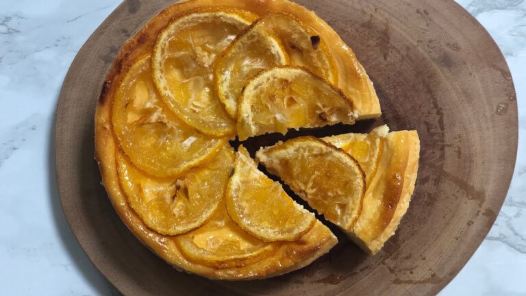 柚子のベイクドチーズケーキ / Citron cheese cake