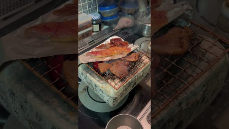マグロの照り焼きとサバの卵焼き