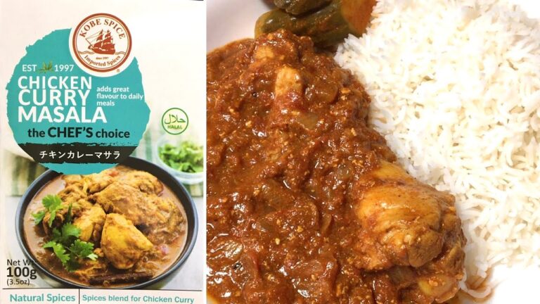 チキンカレーマサラと手羽元でチキンカレー Chicken curry with Drumette and Chicken Curry Masala