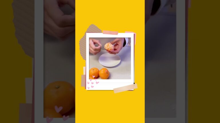 【簡単スイーツ】超簡単！牛乳パックで作る可愛いみかんゼリー🍊 Super easy!  cute orange jelly #shorts