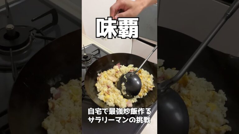 【カレー炒飯】自宅で最強炒飯作るサラリーマンの挑戦【Vol.5】