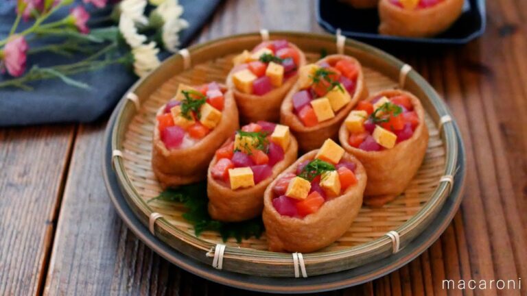 【贅沢ちらしいなり】ひな祭りのお祝いにも♪豪華に見えてとってもお手軽！