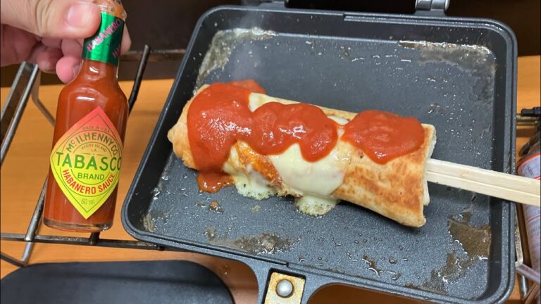 ブリトーのバターチーズハバネロピザ箸巻きをレモンハイボールでキメるだけの動画