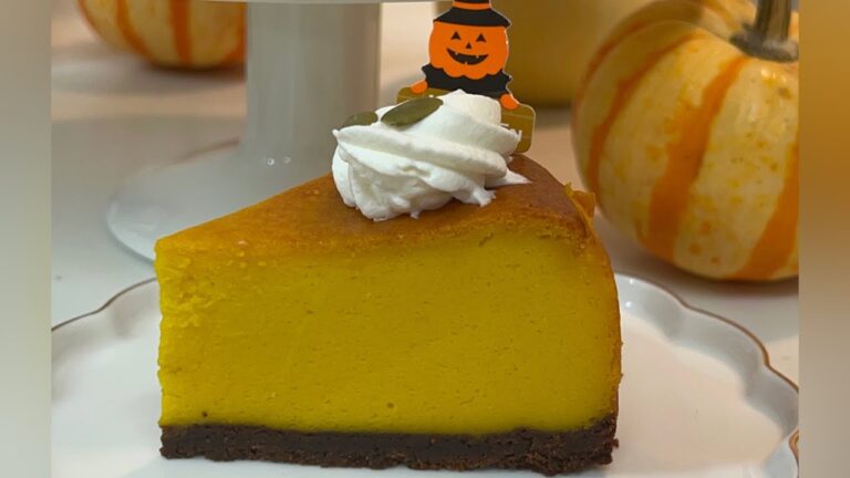 かぼちゃのチーズケーキ🎃