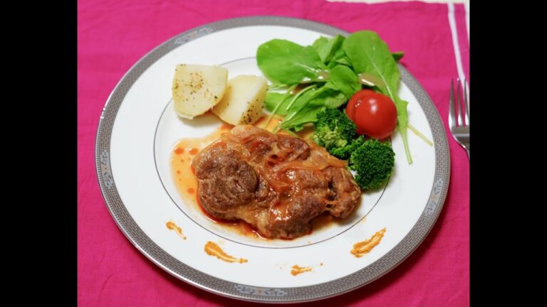 tonちゃんの、豚カタロースのやわらかステーキ煮