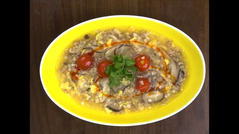 おろし生姜がきいたパンチのあるスープ 生姜風味のひき肉とトマトの春雨スープ ｜ moguna[モグナ]