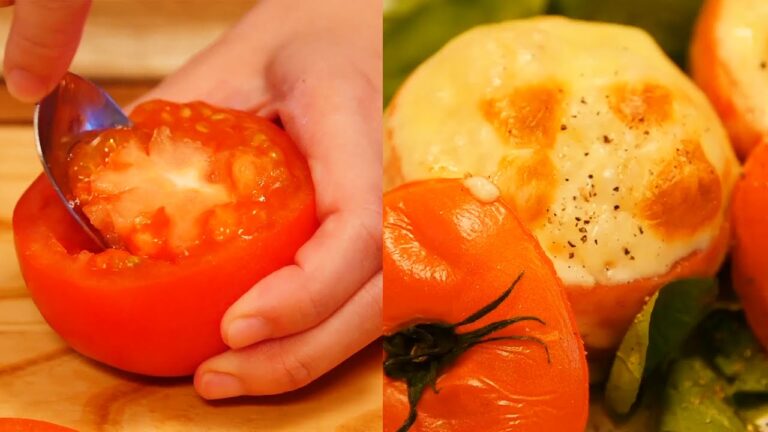 トマト丸ごとの焼きチーズごはん｜C CHANNELレシピ