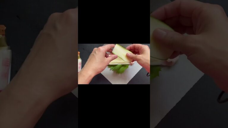 【巻くだけ簡単ズッキーニと豚肉のチーズ春巻き】