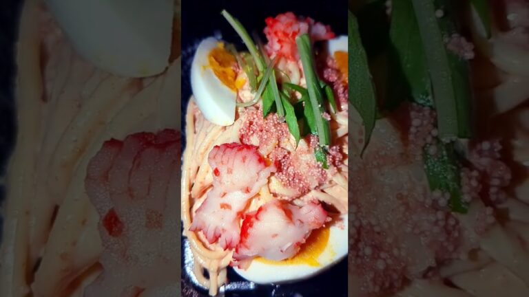 玉子明太子パスタサラダ pasta salad #japan #japanesefood #lunch