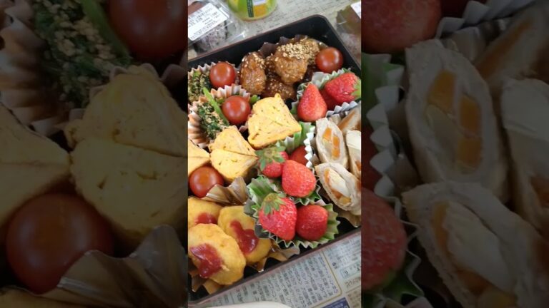 ぽっちゃりばぁば「友達と３人でお花見」🌸娘のお弁当作るついでに花見用も作りました🌸＃shorts