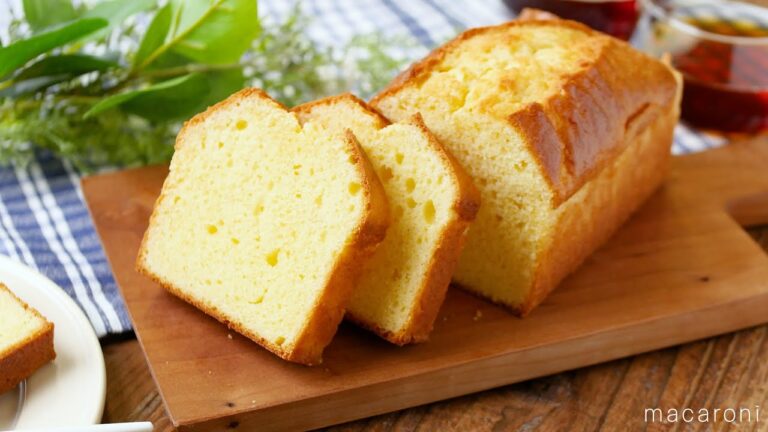 【クリームチーズパウンドケーキ】クリームチーズたっぷり！しっとりとした食感♪｜macaroni（マカロニ）