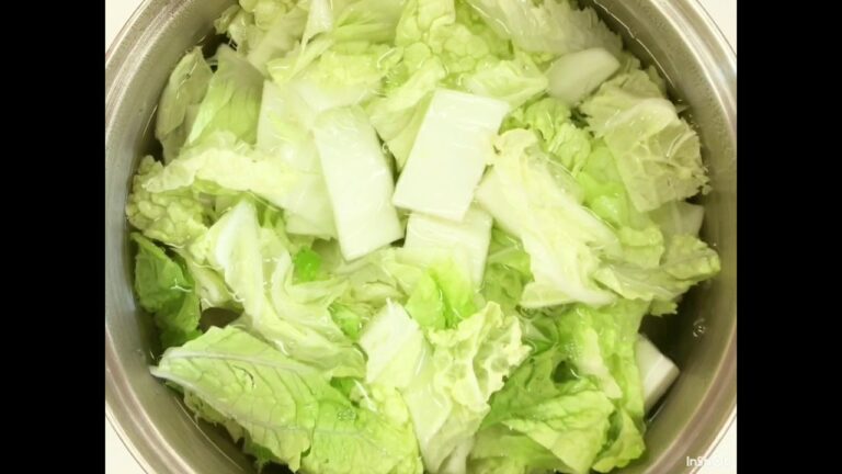 簡単ベジレシピ　白菜となめ茸の和え物