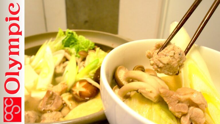 オリンピックの超簡単レシピ　塩ちゃんこ鍋の作り方