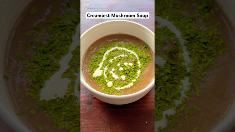 Creamiest Mushroom soup recipe you need to know | DIY comfort food 🤤