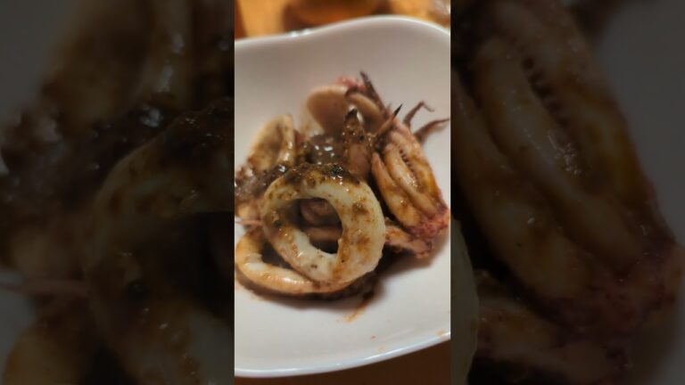 イカの肝焼き