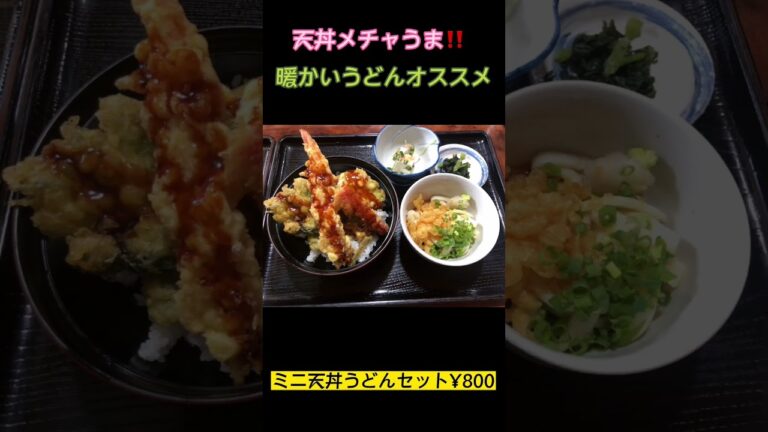 鹿児島で美味しい蕎麦屋見つけた！＃大福#自家栽培蕎麦#天丼#鹿屋市#吾平町#shorts