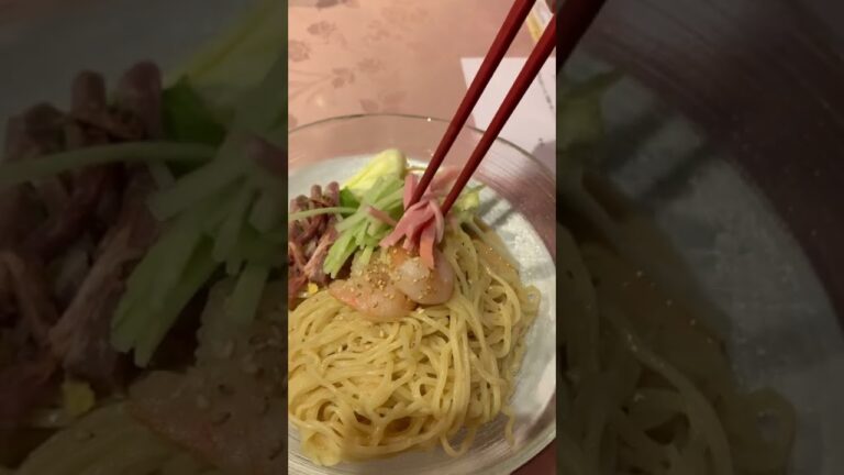 【飯テロ】冷やし中華発祥の店の冷やし中華！@仙台  中国料理 龍亭