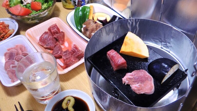 【鉄板焼肉宅飲み】倉石牛サイコロステーキと豚タン焼肉(ネギ塩ニンニク)【昨日の晩酌】