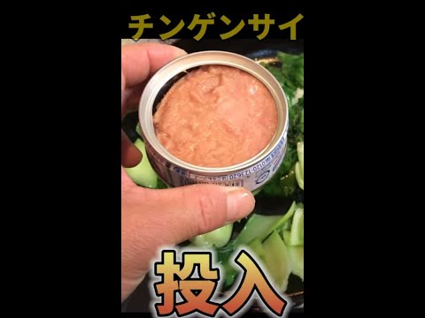 【チンゲンサイ】【ツナ缶】【醤油】【沖縄料理】