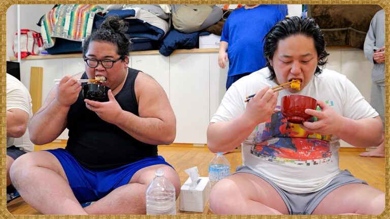 【相撲飯】  豚バラ大根・こてっちゃん・卵焼き・ヤンニョムチキン・醤油ちゃんこ鍋 ／ 朝稽古 🍚『ちゃんこ番：許田・桑江・恵雅・梅山』