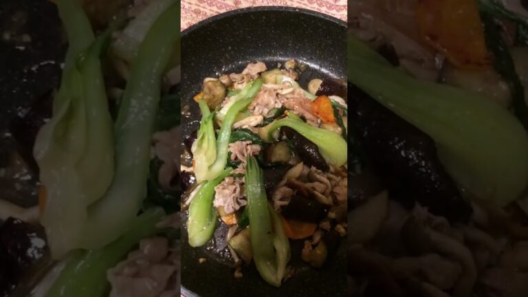 クリナップ整理収納栗原教室・なすとチンゲン菜の味噌炒め