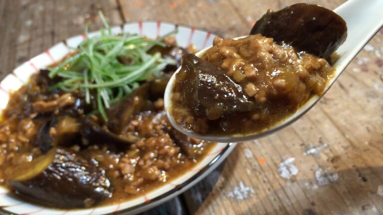 ごはんがススム！定番おかず　豆板醤が無くてもできる！ナスの味噌炒め麻婆風の作り方 How to make Mabo eggplant