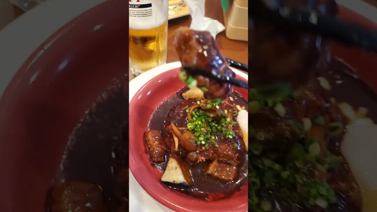 【ダンスホール】ガストで新作味噌煮込み風ビーフシチューハンバーグでハッピーアワー【昼飯】